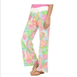 Lilly Pulitzer linen beach pant